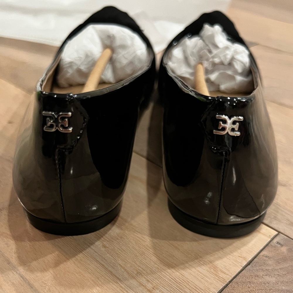 Sam Edelman Black Flats 6 - Picture 2 of 10